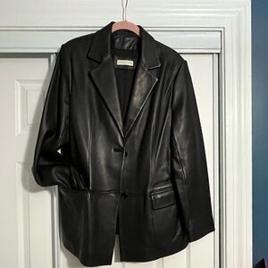Ann Taylor women’s leather jacket